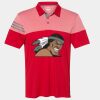 Men's Heathered 3-Stripes Colorblocked Polo Thumbnail