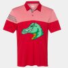 Men's Heathered 3-Stripes Colorblocked Polo Thumbnail