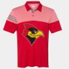 Men's Heathered 3-Stripes Colorblocked Polo Thumbnail