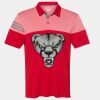 Men's Heathered 3-Stripes Colorblocked Polo Thumbnail