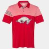 Men's Heathered 3-Stripes Colorblocked Polo Thumbnail
