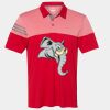 Men's Heathered 3-Stripes Colorblocked Polo Thumbnail