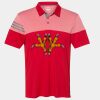 Men's Heathered 3-Stripes Colorblocked Polo Thumbnail