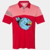 Men's Heathered 3-Stripes Colorblocked Polo Thumbnail