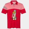 Men's Heathered 3-Stripes Colorblocked Polo Thumbnail