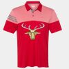 Men's Heathered 3-Stripes Colorblocked Polo Thumbnail