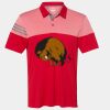Men's Heathered 3-Stripes Colorblocked Polo Thumbnail
