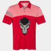 Men's Heathered 3-Stripes Colorblocked Polo Thumbnail