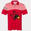 Men's Heathered 3-Stripes Colorblocked Polo Thumbnail