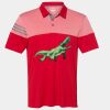 Men's Heathered 3-Stripes Colorblocked Polo Thumbnail
