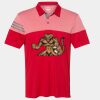Men's Heathered 3-Stripes Colorblocked Polo Thumbnail