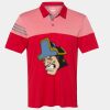 Men's Heathered 3-Stripes Colorblocked Polo Thumbnail