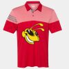 Men's Heathered 3-Stripes Colorblocked Polo Thumbnail