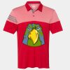 Men's Heathered 3-Stripes Colorblocked Polo Thumbnail