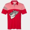 Men's Heathered 3-Stripes Colorblocked Polo Thumbnail