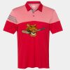 Men's Heathered 3-Stripes Colorblocked Polo Thumbnail