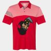 Men's Heathered 3-Stripes Colorblocked Polo Thumbnail
