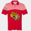 Men's Heathered 3-Stripes Colorblocked Polo Thumbnail
