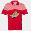 Men's Heathered 3-Stripes Colorblocked Polo Thumbnail