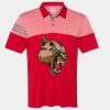 Men's Heathered 3-Stripes Colorblocked Polo Thumbnail
