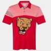 Men's Heathered 3-Stripes Colorblocked Polo Thumbnail