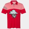 Men's Heathered 3-Stripes Colorblocked Polo Thumbnail