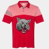 Men's Heathered 3-Stripes Colorblocked Polo Thumbnail