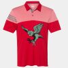 Men's Heathered 3-Stripes Colorblocked Polo Thumbnail