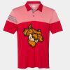Men's Heathered 3-Stripes Colorblocked Polo Thumbnail