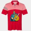 Men's Heathered 3-Stripes Colorblocked Polo Thumbnail