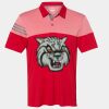 Men's Heathered 3-Stripes Colorblocked Polo Thumbnail
