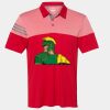 Men's Heathered 3-Stripes Colorblocked Polo Thumbnail