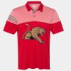 Men's Heathered 3-Stripes Colorblocked Polo Thumbnail