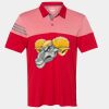 Men's Heathered 3-Stripes Colorblocked Polo Thumbnail