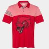Men's Heathered 3-Stripes Colorblocked Polo Thumbnail