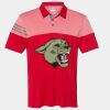 Men's Heathered 3-Stripes Colorblocked Polo Thumbnail