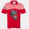 Men's Heathered 3-Stripes Colorblocked Polo Thumbnail
