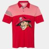 Men's Heathered 3-Stripes Colorblocked Polo Thumbnail