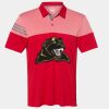 Men's Heathered 3-Stripes Colorblocked Polo Thumbnail