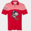 Men's Heathered 3-Stripes Colorblocked Polo Thumbnail