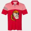 Men's Heathered 3-Stripes Colorblocked Polo Thumbnail