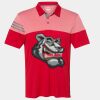 Men's Heathered 3-Stripes Colorblocked Polo Thumbnail