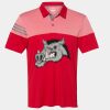 Men's Heathered 3-Stripes Colorblocked Polo Thumbnail