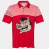 Men's Heathered 3-Stripes Colorblocked Polo Thumbnail