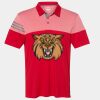 Men's Heathered 3-Stripes Colorblocked Polo Thumbnail