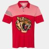 Men's Heathered 3-Stripes Colorblocked Polo Thumbnail