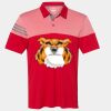 Men's Heathered 3-Stripes Colorblocked Polo Thumbnail