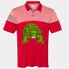Men's Heathered 3-Stripes Colorblocked Polo Thumbnail