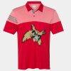 Men's Heathered 3-Stripes Colorblocked Polo Thumbnail