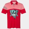 Men's Heathered 3-Stripes Colorblocked Polo Thumbnail